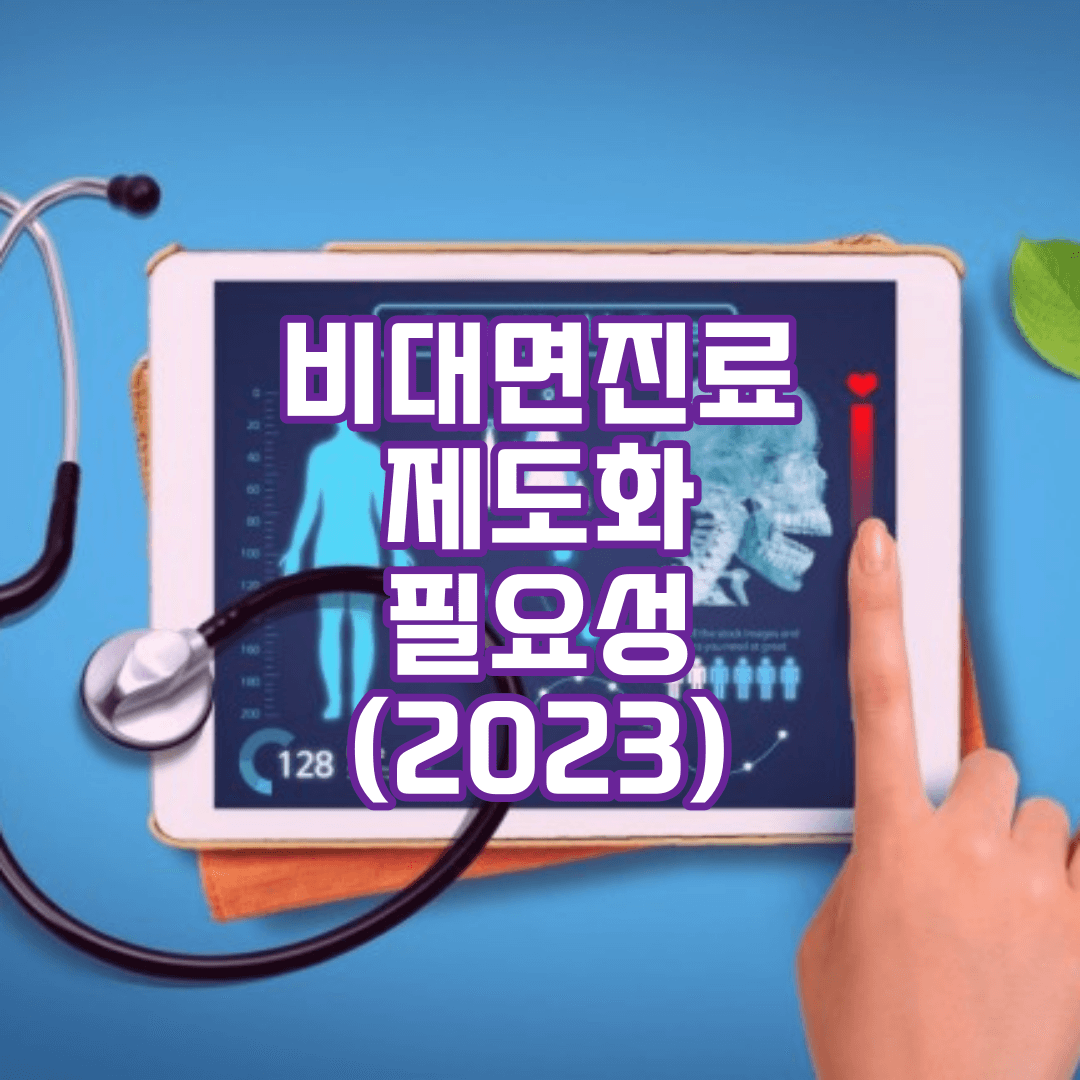 비대면진료 제도화 필요성