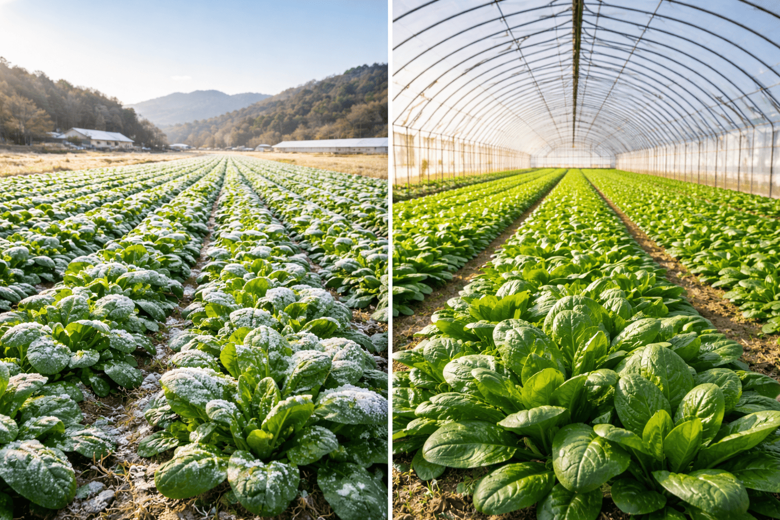 국내산 시금치의 종류와 산지 특성