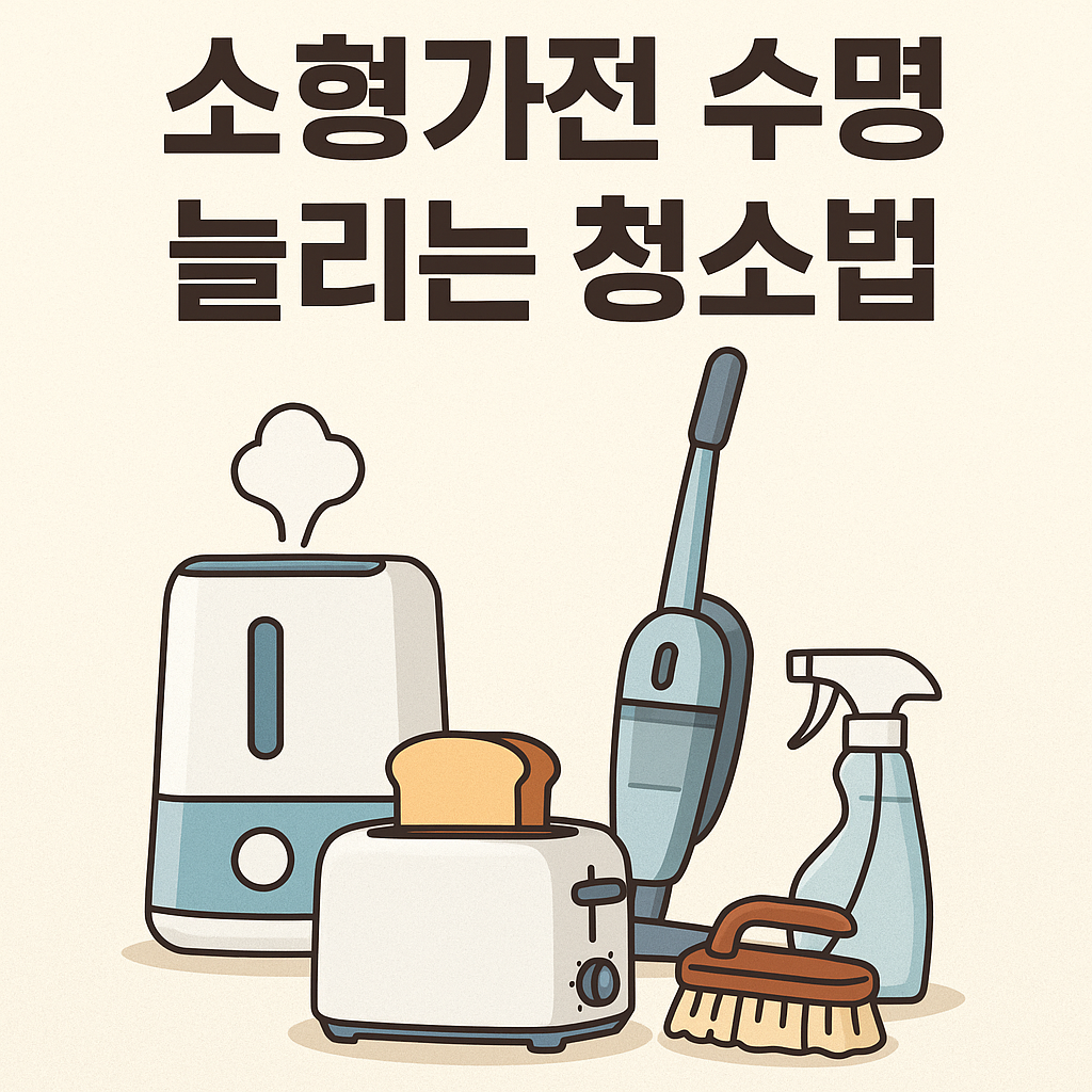 소형가전 수명 늘리는 청소법