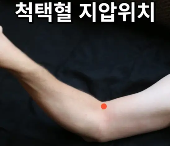 기침-멈추는-혈자리-척택혈