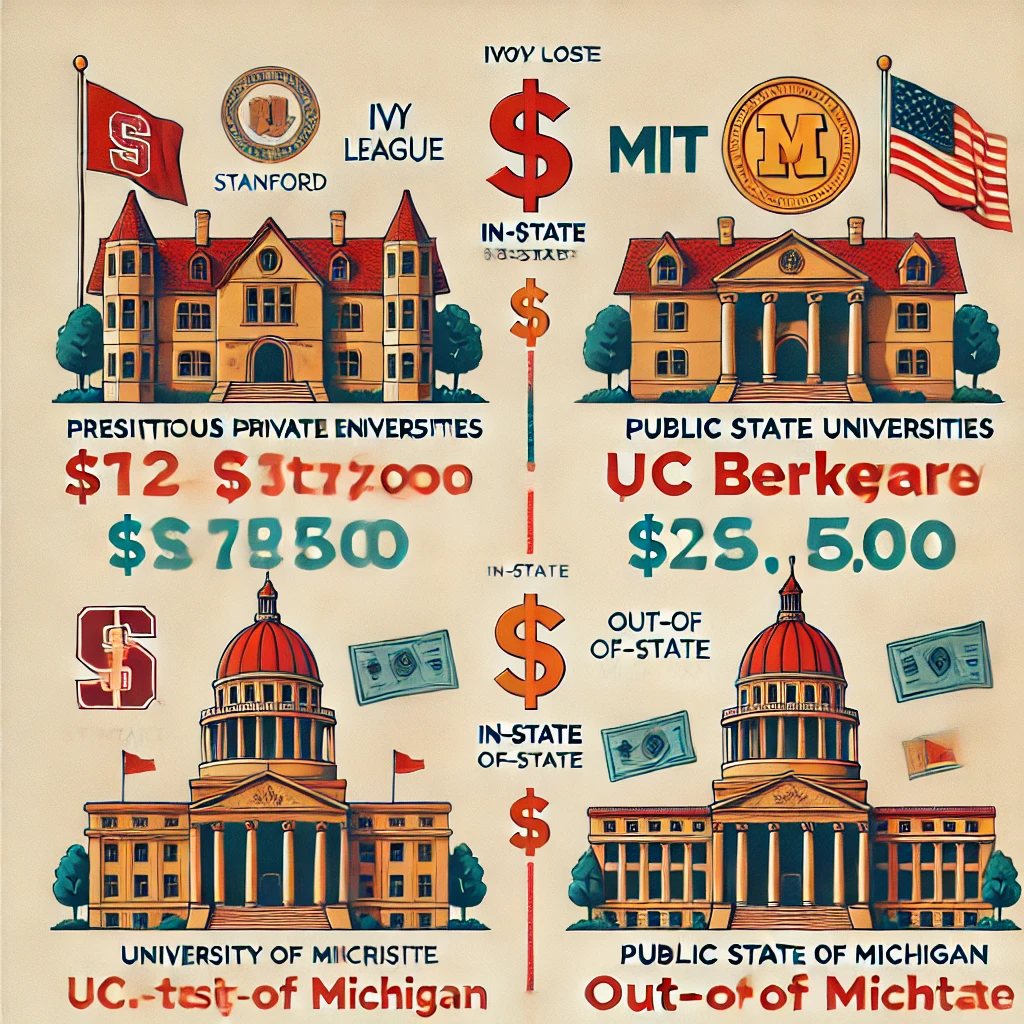졸업 후 1년 차, 5년 차 평균 연봉 비교