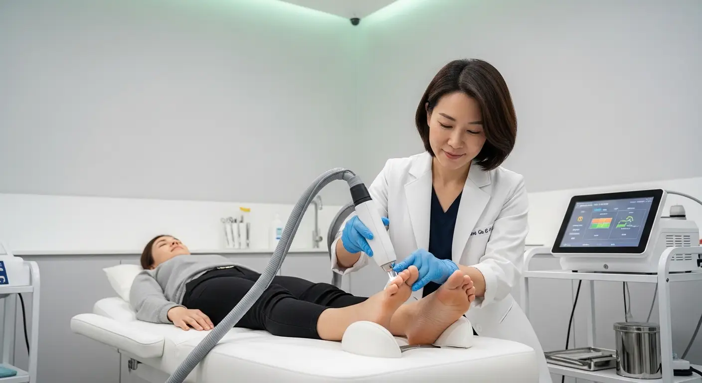 발톱무좀 병원 레이저 치료 시술 과정