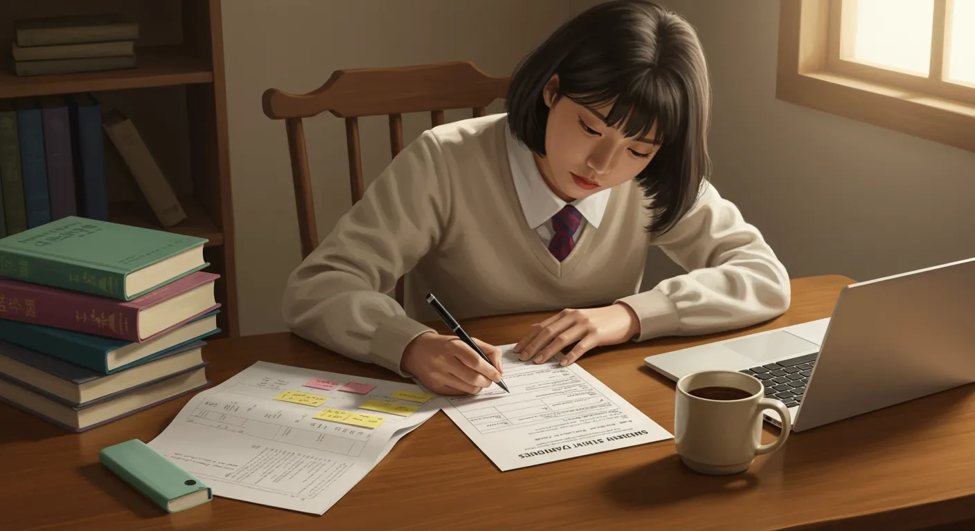 장학금 신청 자기소개서 (Word)