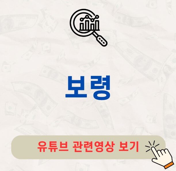 보령 배당금 지급일 배당락일