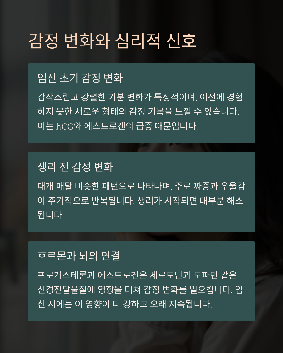 임신 초기 증상과 생리 전 증상의 구분법 내 몸이 말해주는 진짜 신호
