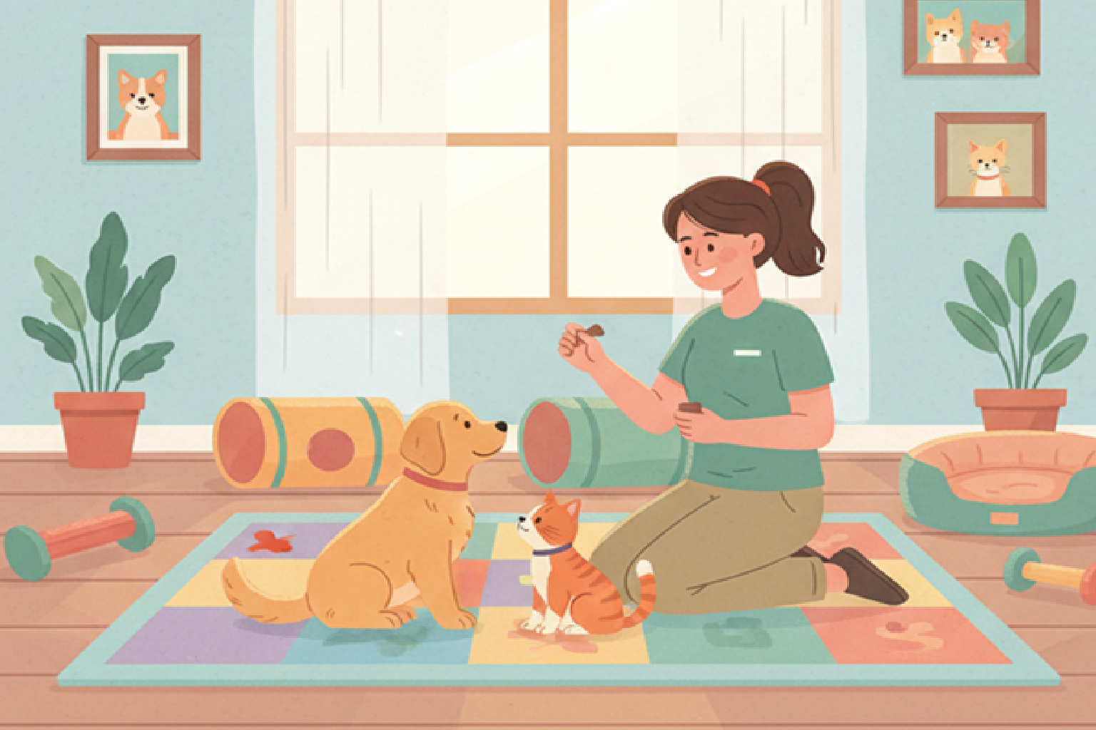 반려동물 사회성 훈련