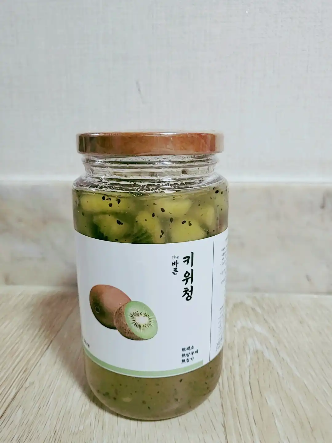 더바른청 키위청 후기(무색소 무방부제 무첨가 수제청)