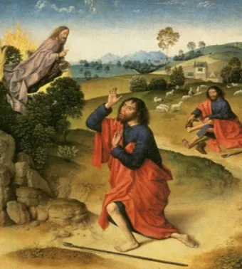 탈출기 3장 시내산 불타는 떨기나무 속에 나타나신 하느님_5