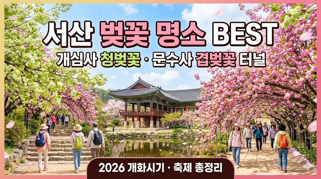 서산 벚꽃 명소
