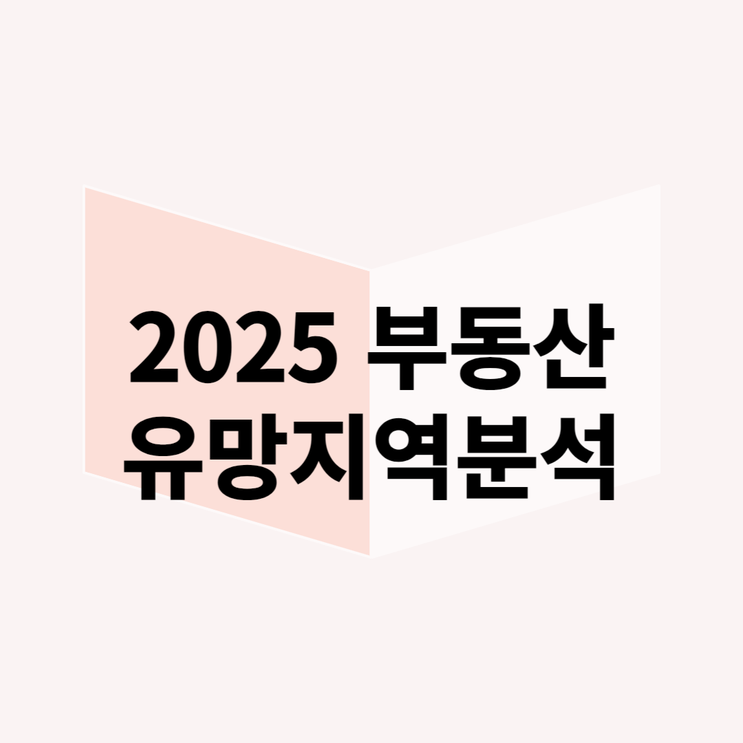 2025년 부동산 투자 유망 지역 분석: 수도권 vs 지방 소도시 비교