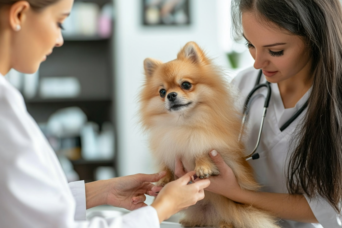 동물병원 진료장면