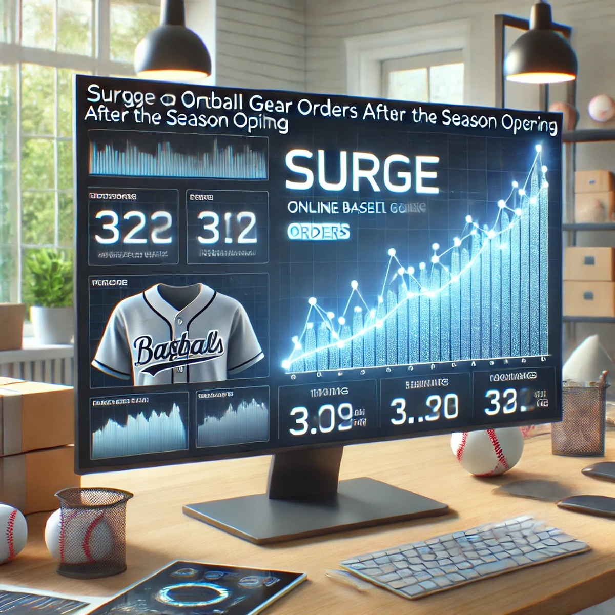 개막전 직후 인파가 몰린 온라인 쇼핑몰 주문 그래프