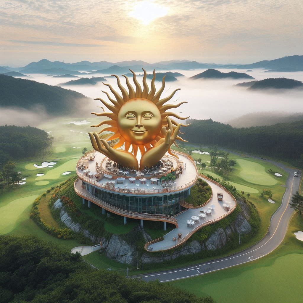 선바위골프랜드 배경