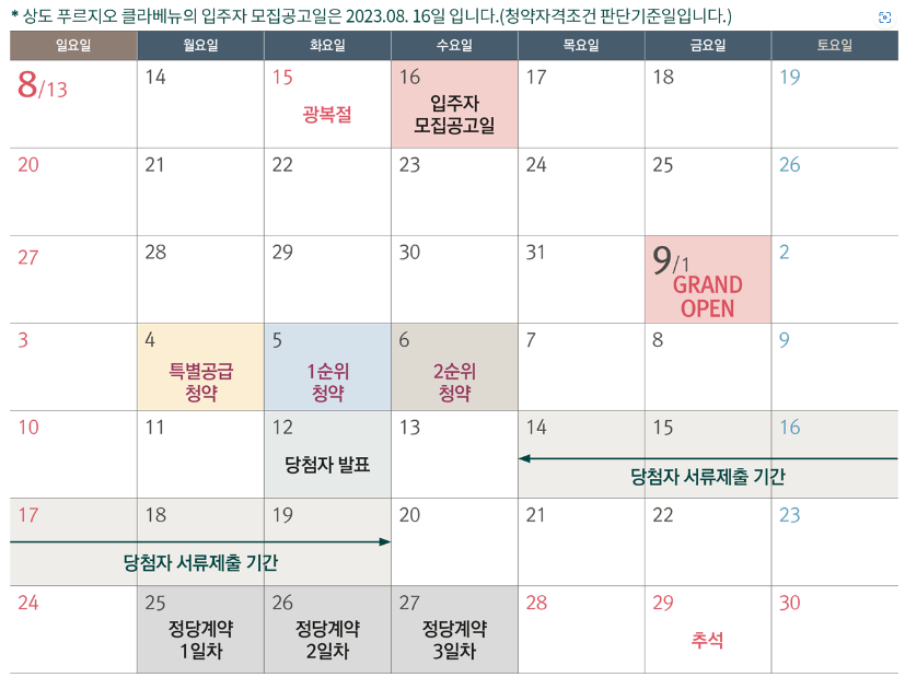 상도-푸르지오-클라베뉴-분양일정표