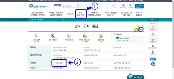 국세환급금