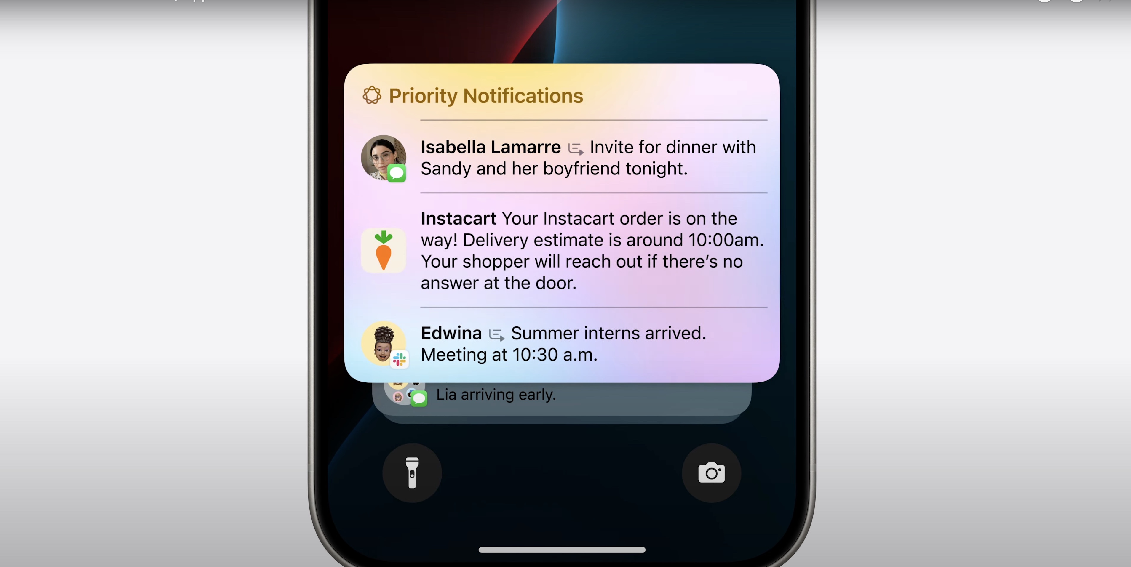 Apple Intelligence 중요 알림 기능