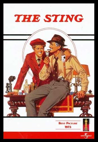 도박, 사기 영화의 교과서 영화 스팅 포스터.