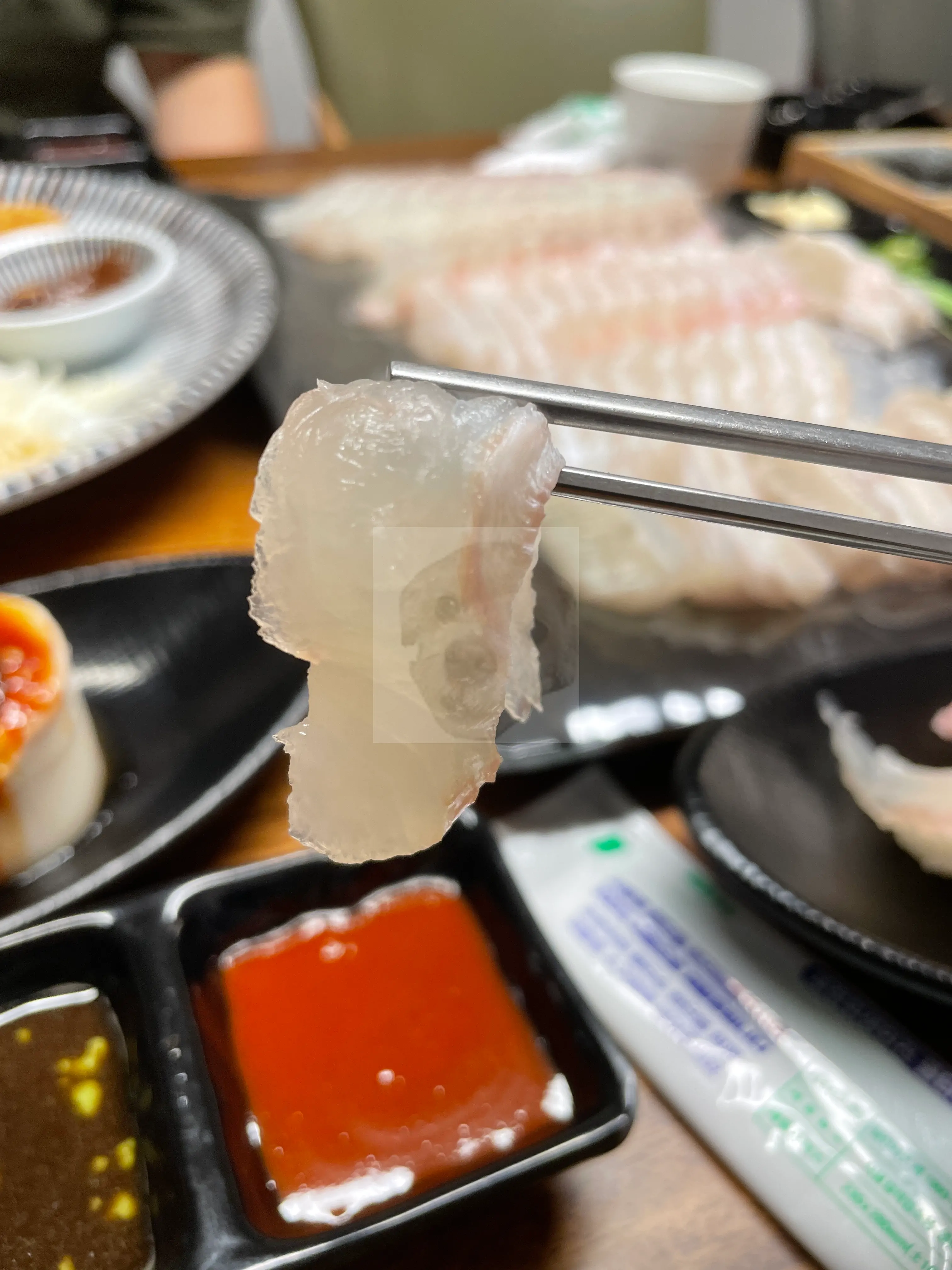 신선한 광어회