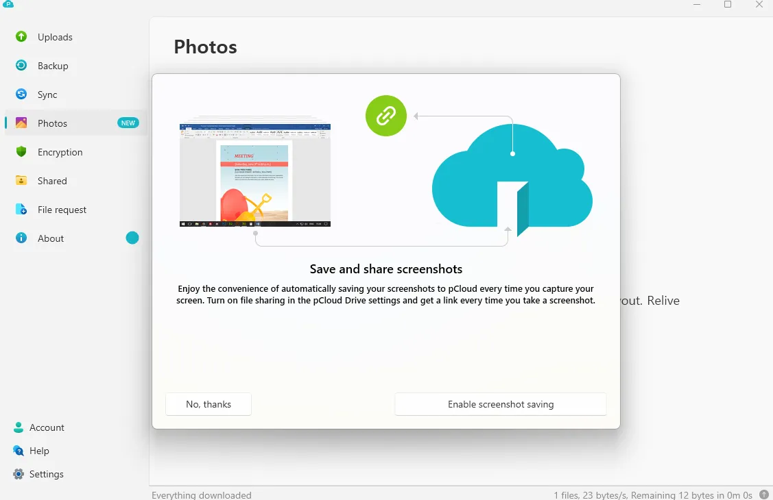 무료 20GB 클라우드 pCloud 앱