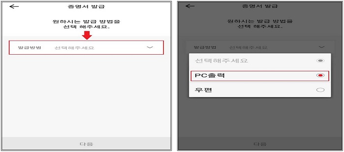 증명서-발급-방법-선택