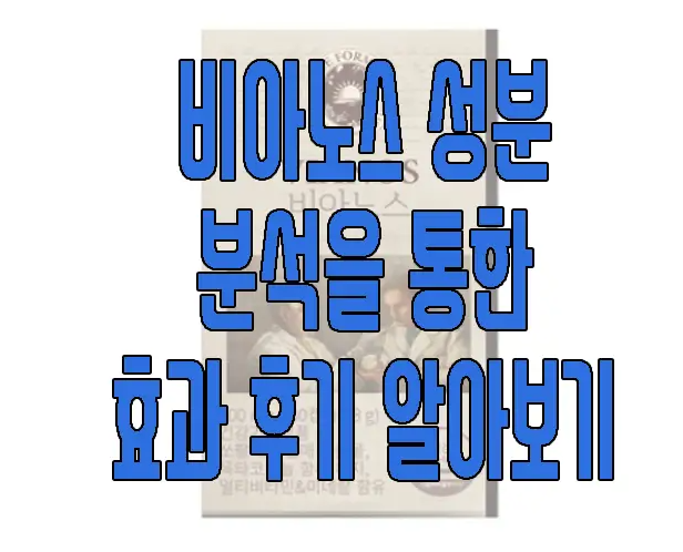 비아노스에 관한 글 보러 가기 링크 사진