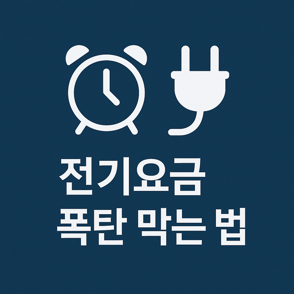 밤에 쓰면 싸다 전기요금 시간대별 사용 전략 총정리⚡