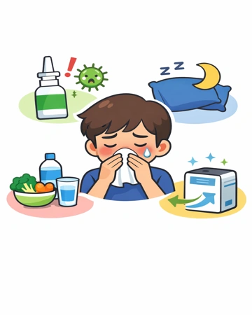 콧물과 코막힘 주요 증상 정리4