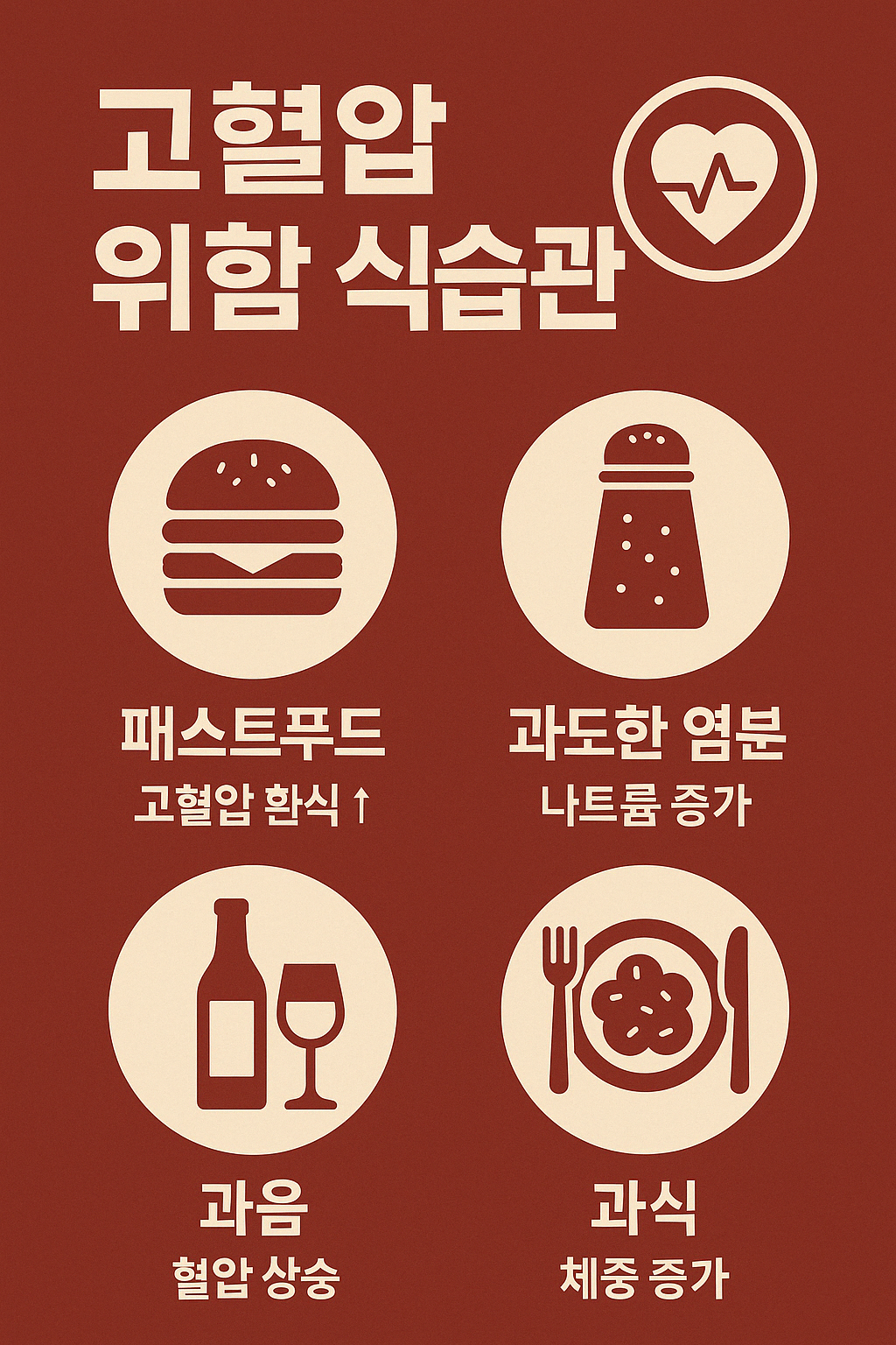 『2025 고혈압 관리 식단 총정리 – 놓치면 합병증 위험!』