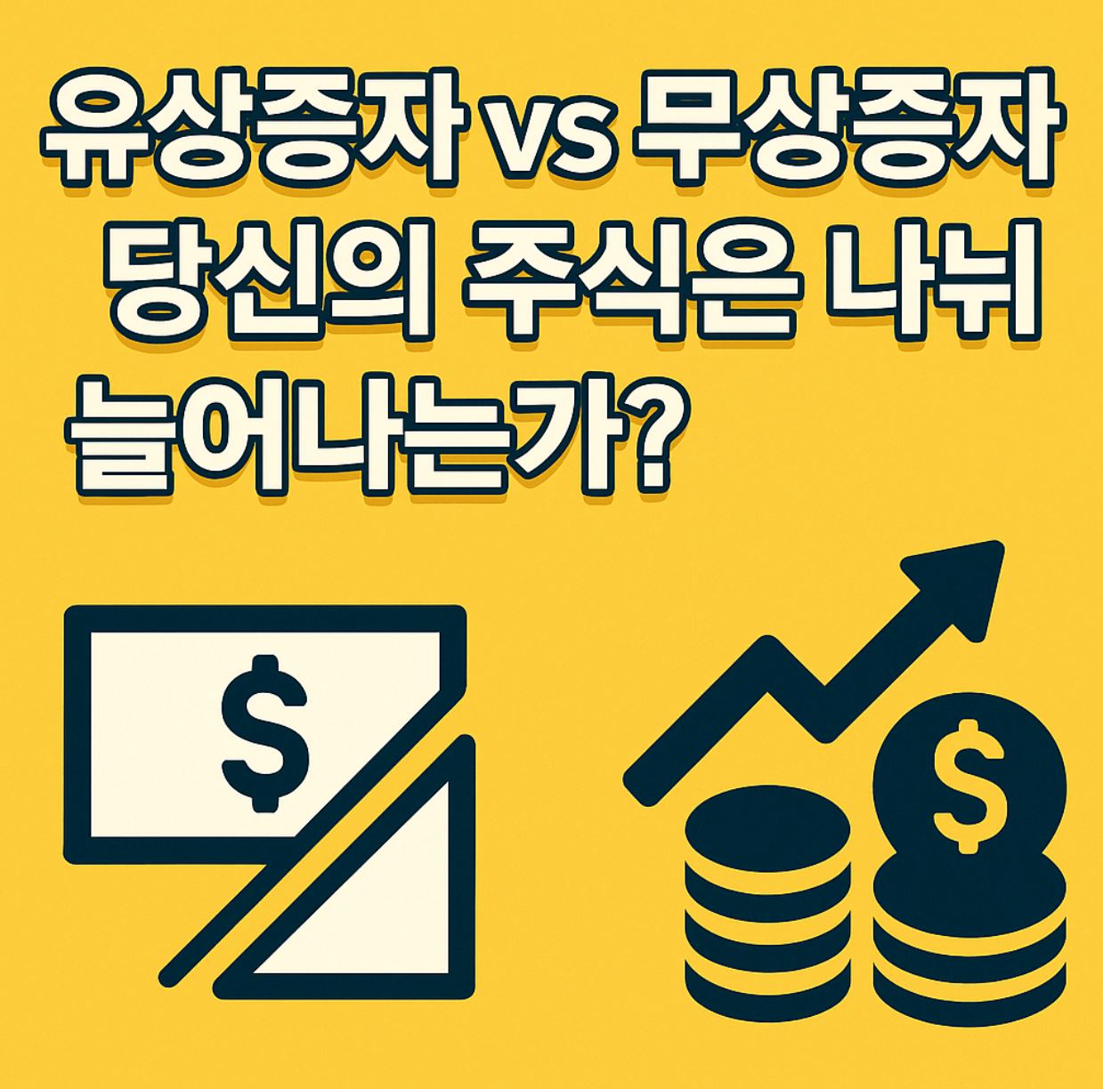 유상증사 무상증자