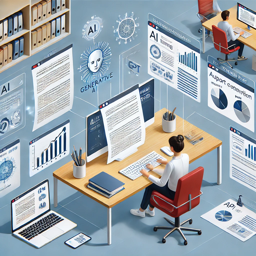 생성형 AI 사용해서 업무 하는 관련 이미지