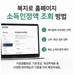복지로 누리집 홈페이지에서 꼭 이용해야 할 서비스