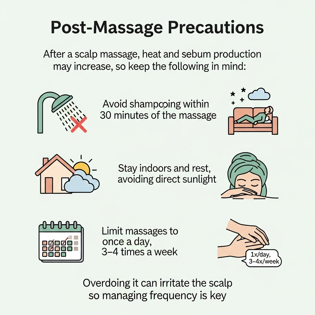 마사지 후 주의사항