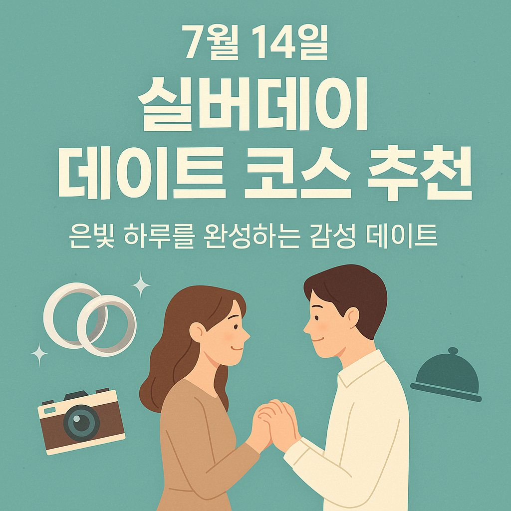 실버데이 데이트 코스 추천: 은빛 하루를 완성하는 감성 데이트
