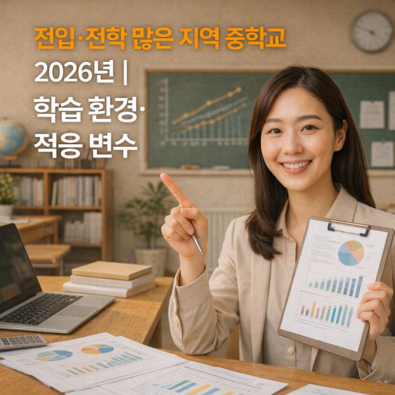 전입·전학 많은 지역 중학교 2026년 | 학습 환경·적응 변수 분석