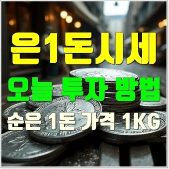 은시세 1돈 가격 시세 확인 방법으로 투자기초_19
