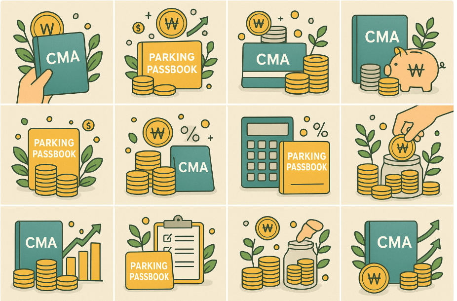 CMA, 파킹통장 관련 사진
