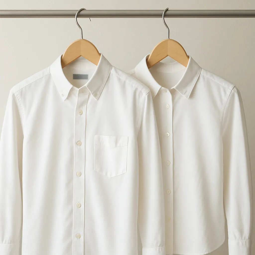 남자 여자의 단추 위치가 다른 셔츠