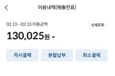 롯데카드-이용금액
