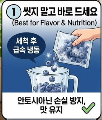 블루베리 세척법