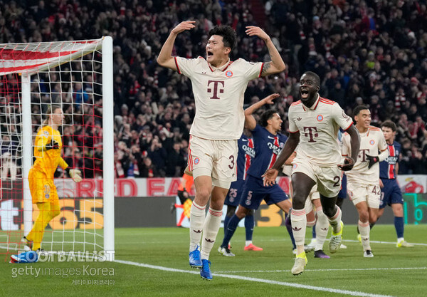 김민재 뮌헨, 레버쿠젠 제압하고 UCL 8강 진출!