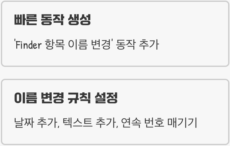 파일 이름 일괄 변경, 더 이상 하나씩은 그만!