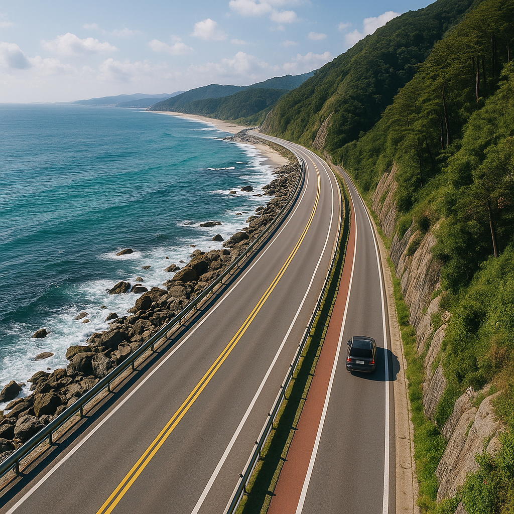 강릉~정동진 해안도로