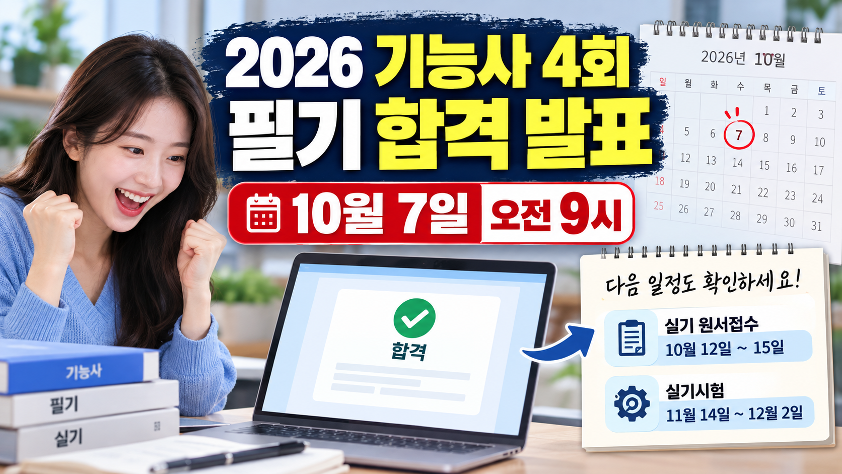 2026 기능사 4회 필기 합격예정자 발표