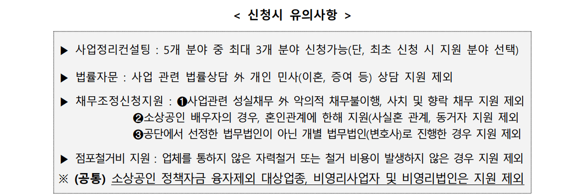 소상공인 폐업지원금 철거지원금 신청하기