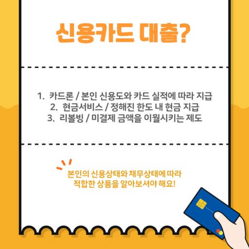 신용카드 대출
