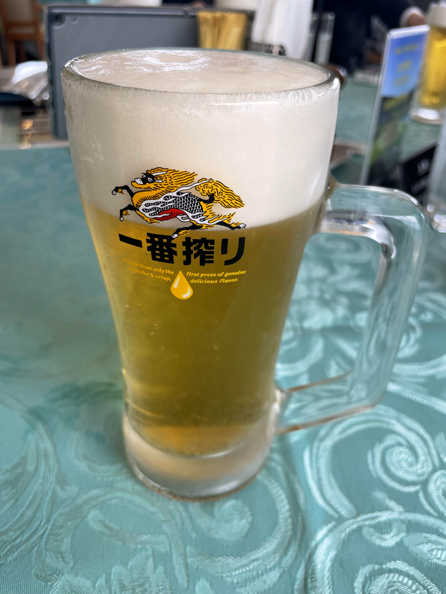 가사기 골프 클럽라운지 기린 생맥주