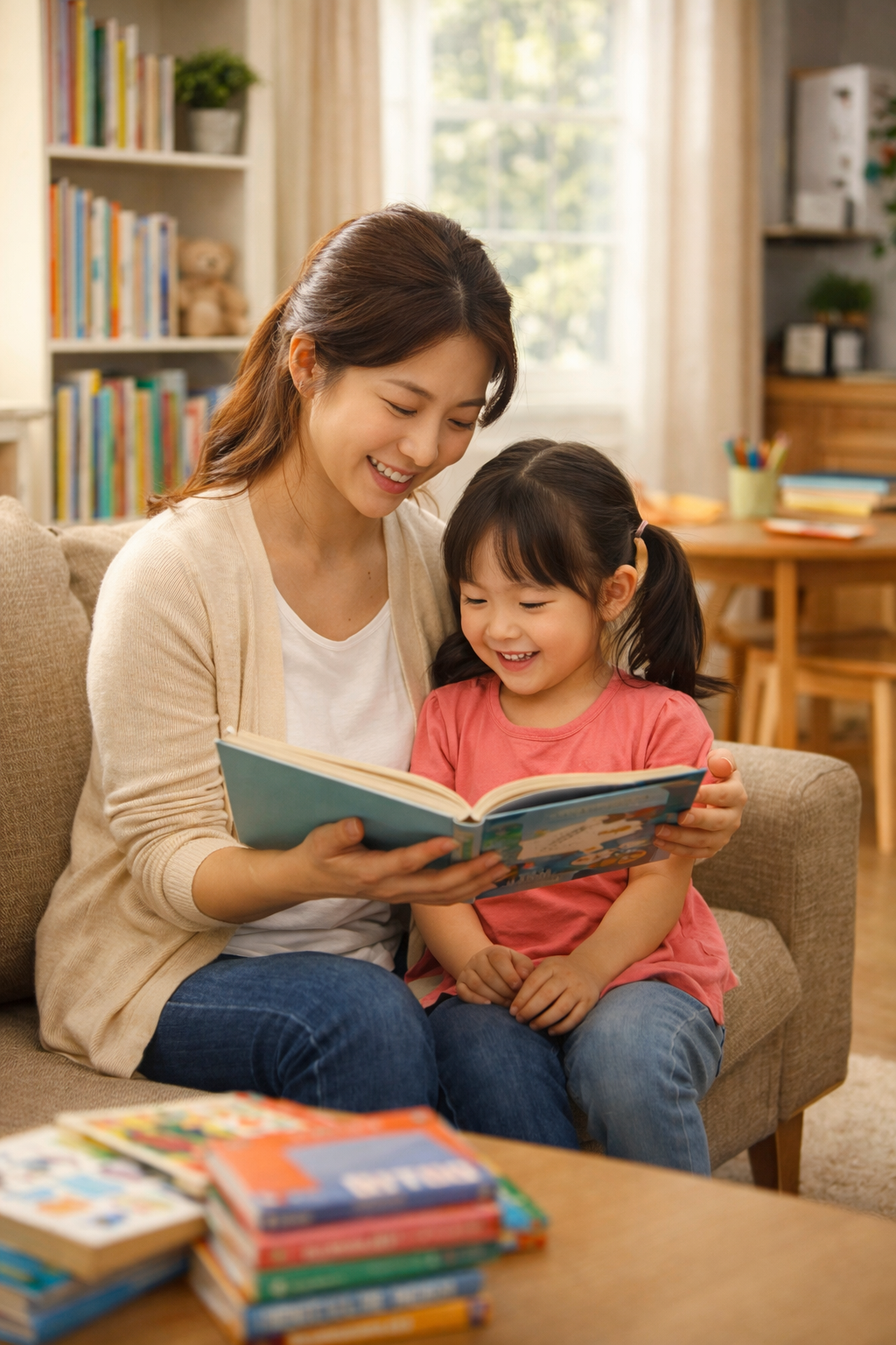 아이의 올바른 독서습관 형성을 위한 거실 서재화 환경과 부모의 독서 모델링