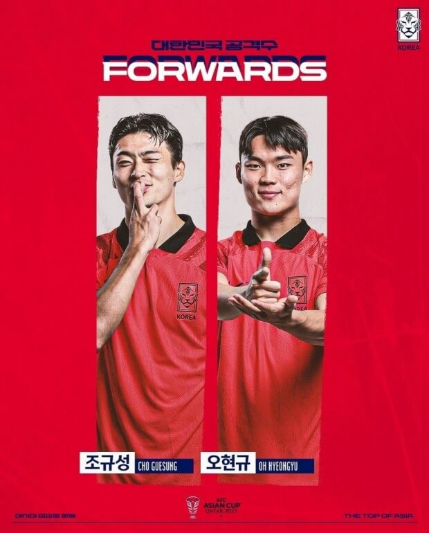 2023 카타르 아시안컵 대표팀 공격수 명단