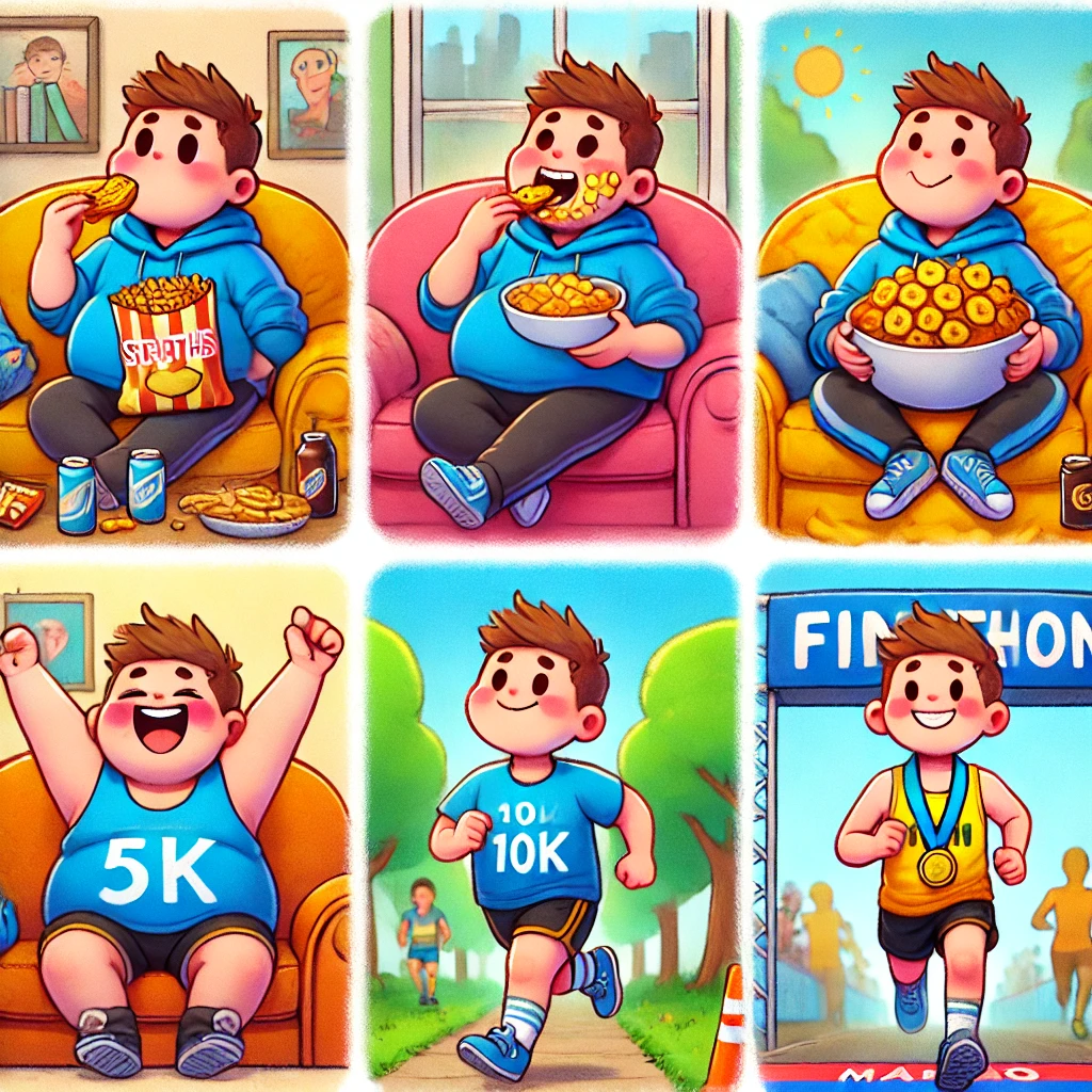 6개월 만에 소파와 한몸에서 마라톤 러너로 변신하기