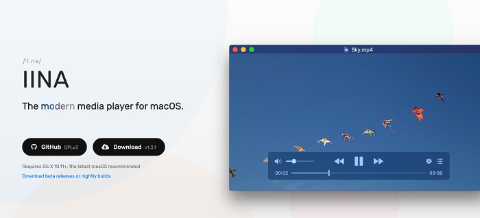 IINA 무료 동영상플레이어 추천